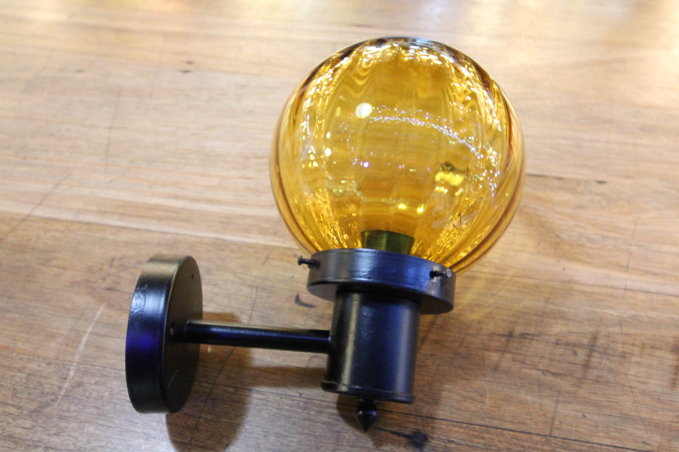 Retro Amber Coach Light Renovators Paradise Recycled Lights