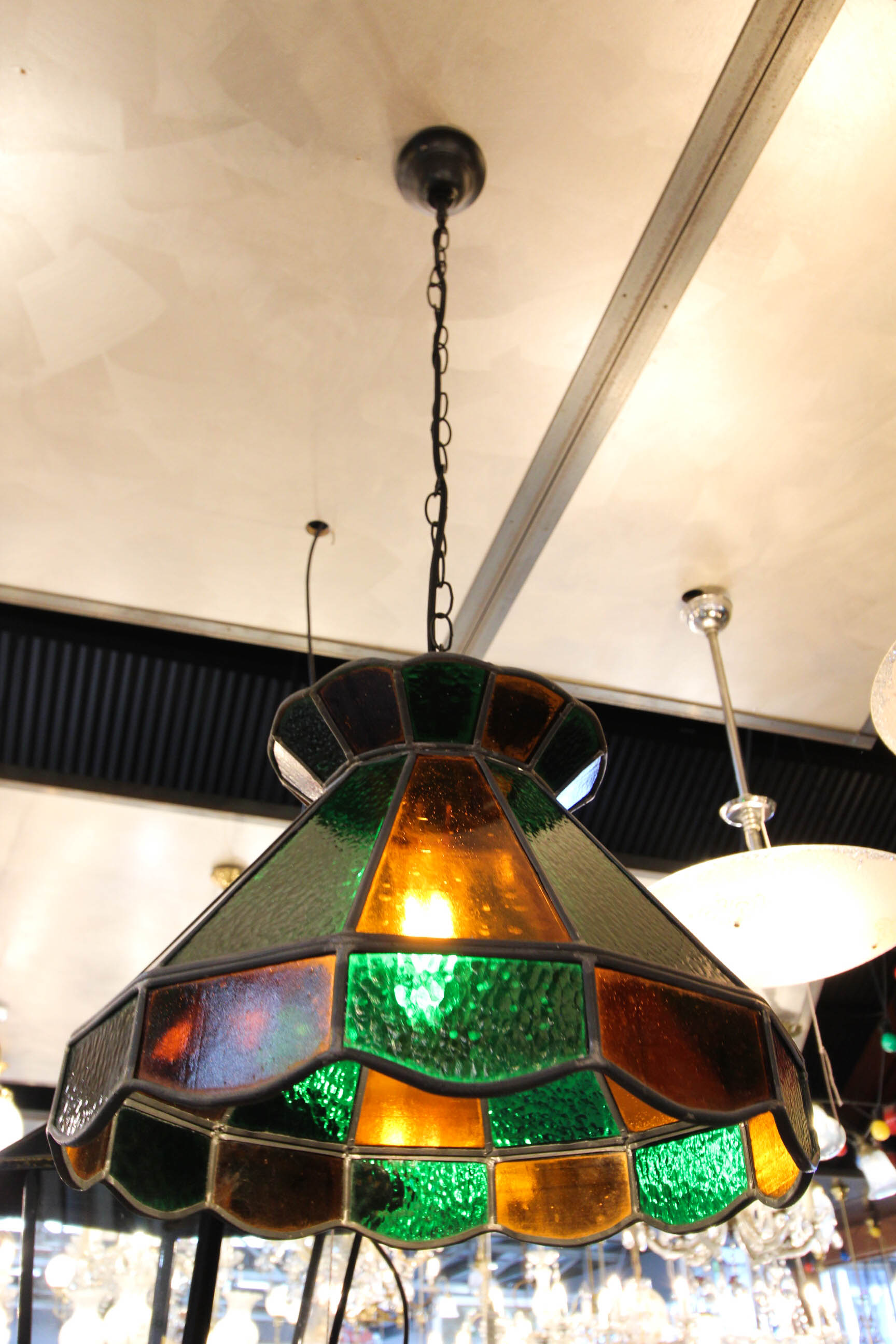 Leadlight Pendant Light Renovators Paradise Recycled Lights