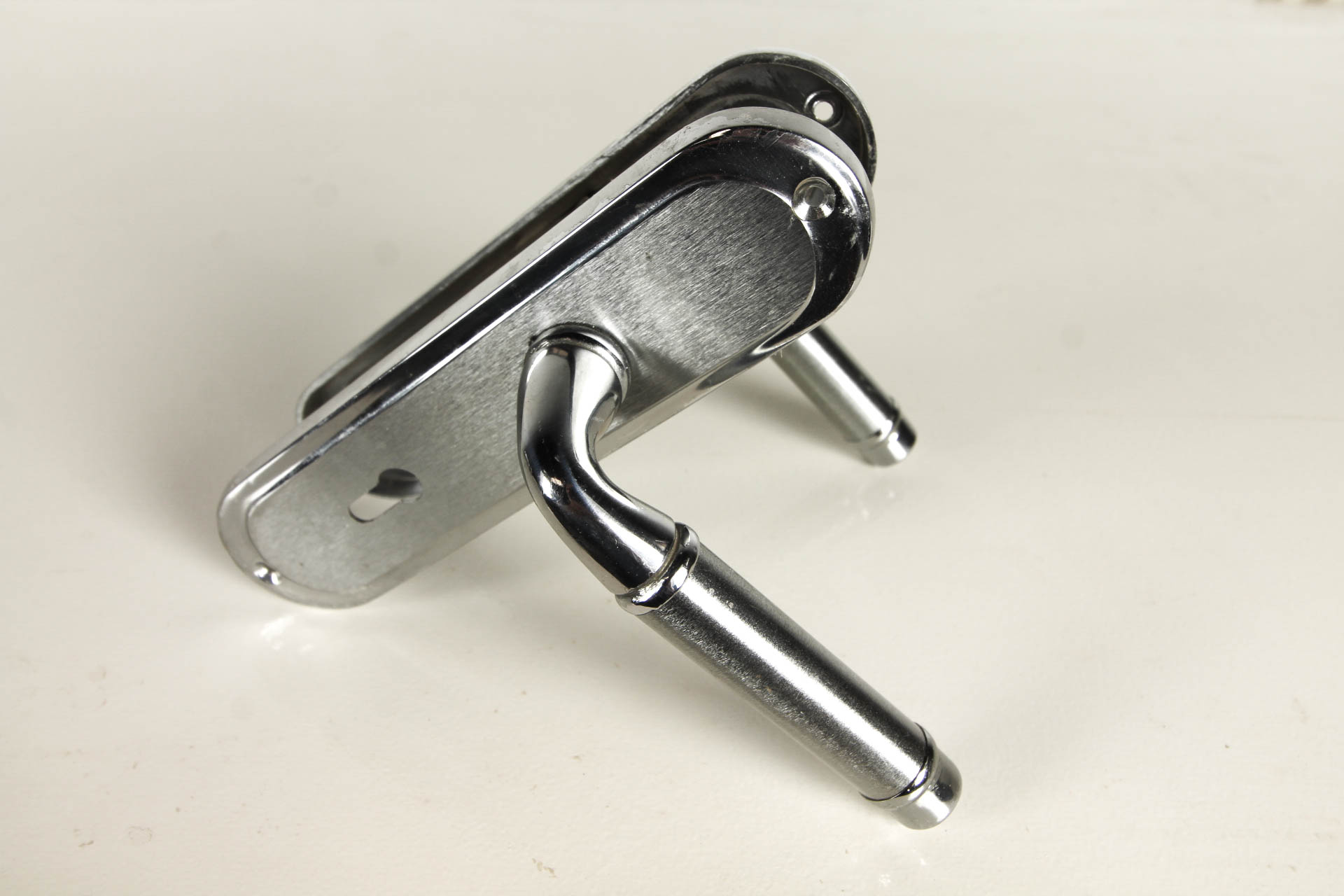 Chrome Door Handles Renovators Paradise Period Handle Sets