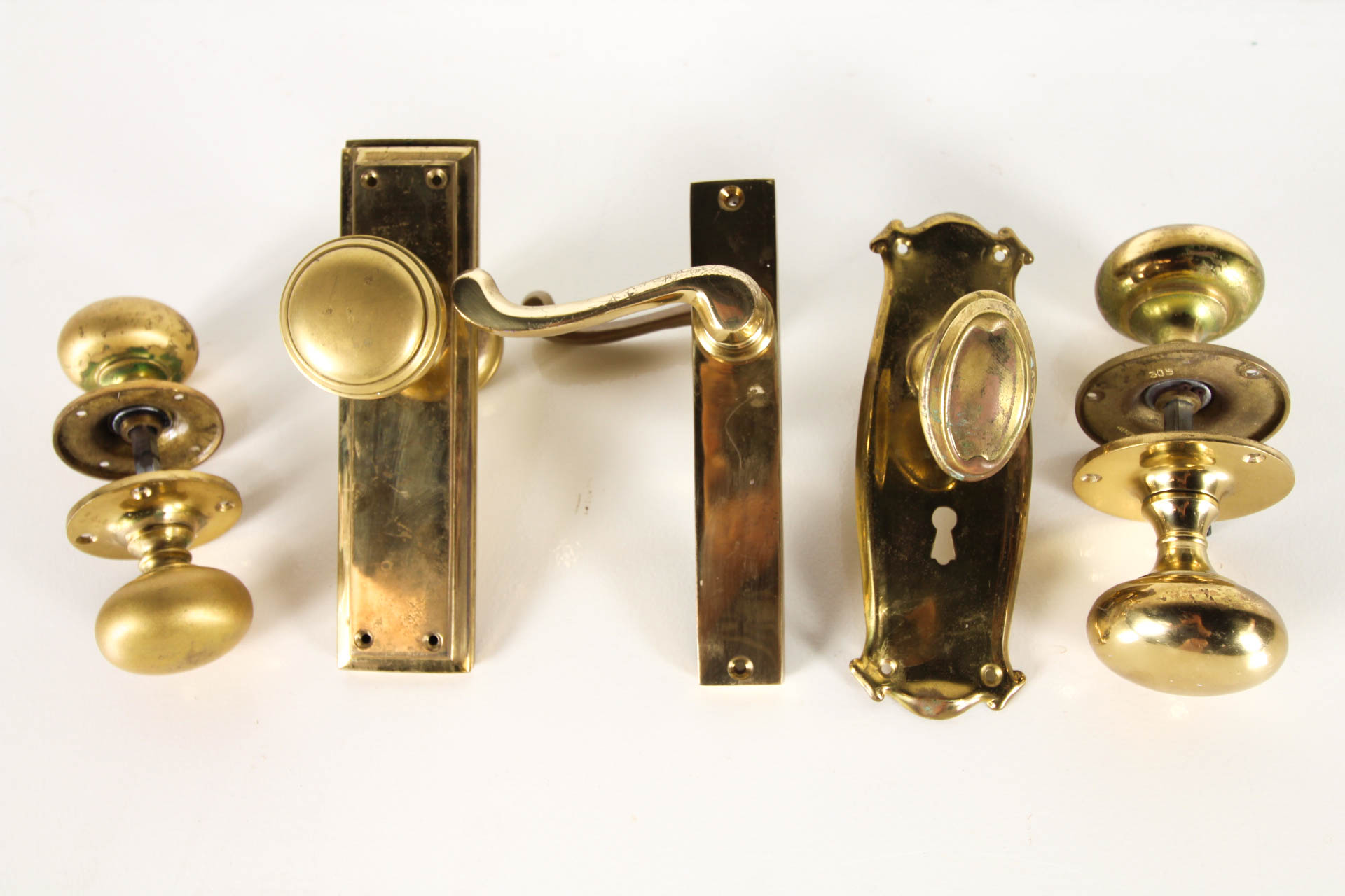 Brass Door Handles Renovators Paradise Recycled Handles
