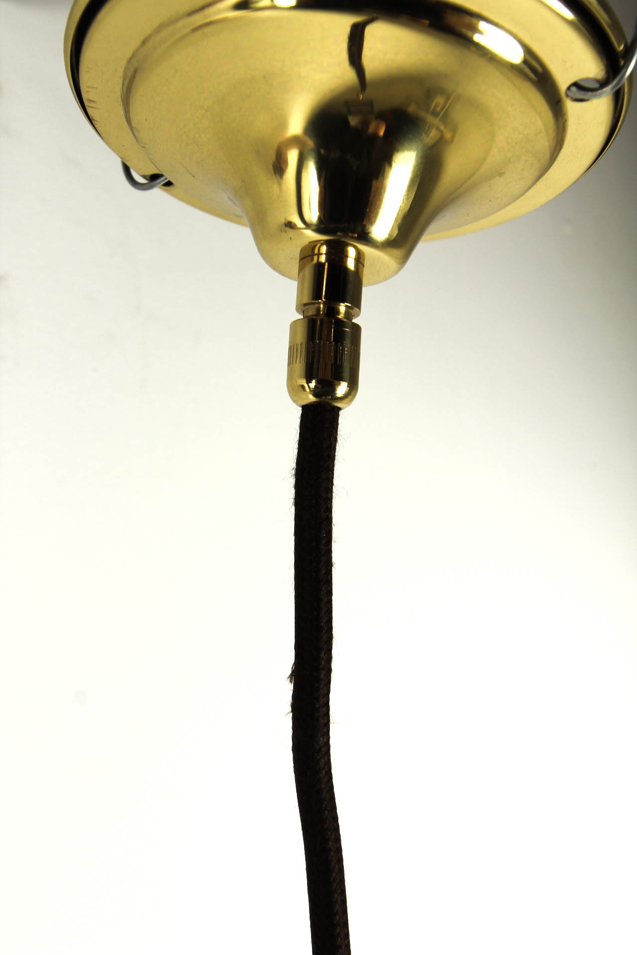 Polished Brass Cloth Cord Renovators Paradise Lighting Melbourne