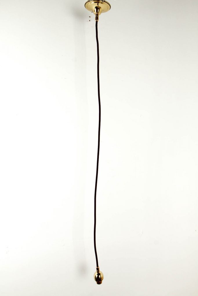 Polished Brass Cloth Cord Renovators Paradise Lighting Melbourne