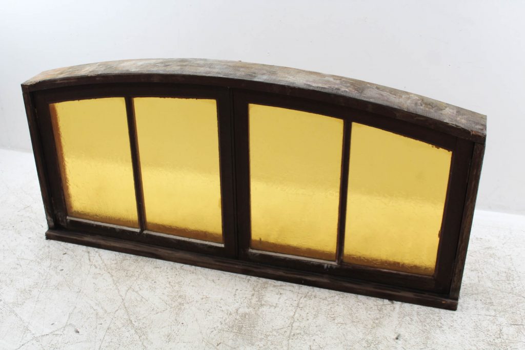 Amber Glass Arched Window Renovators Paradise Cheap Windows