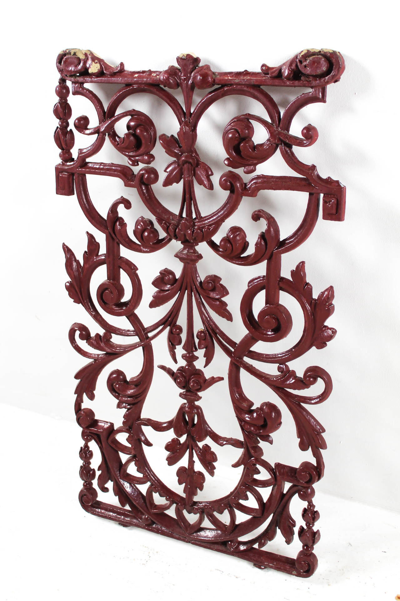 Maroon Cast Iron Lacework Renovators Paradise