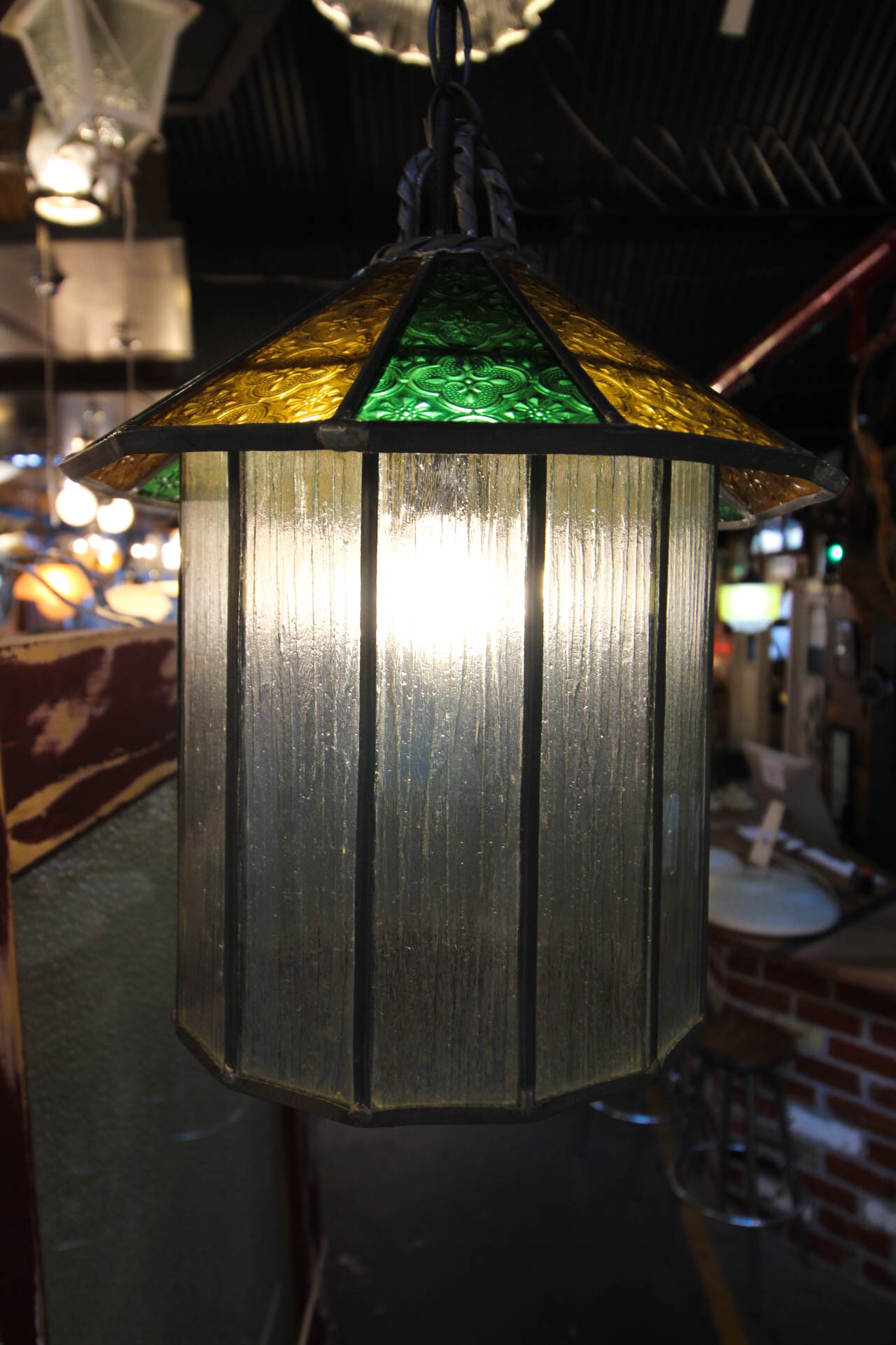 Leadlight Pendant Light Renovators Paradise Old Lighting