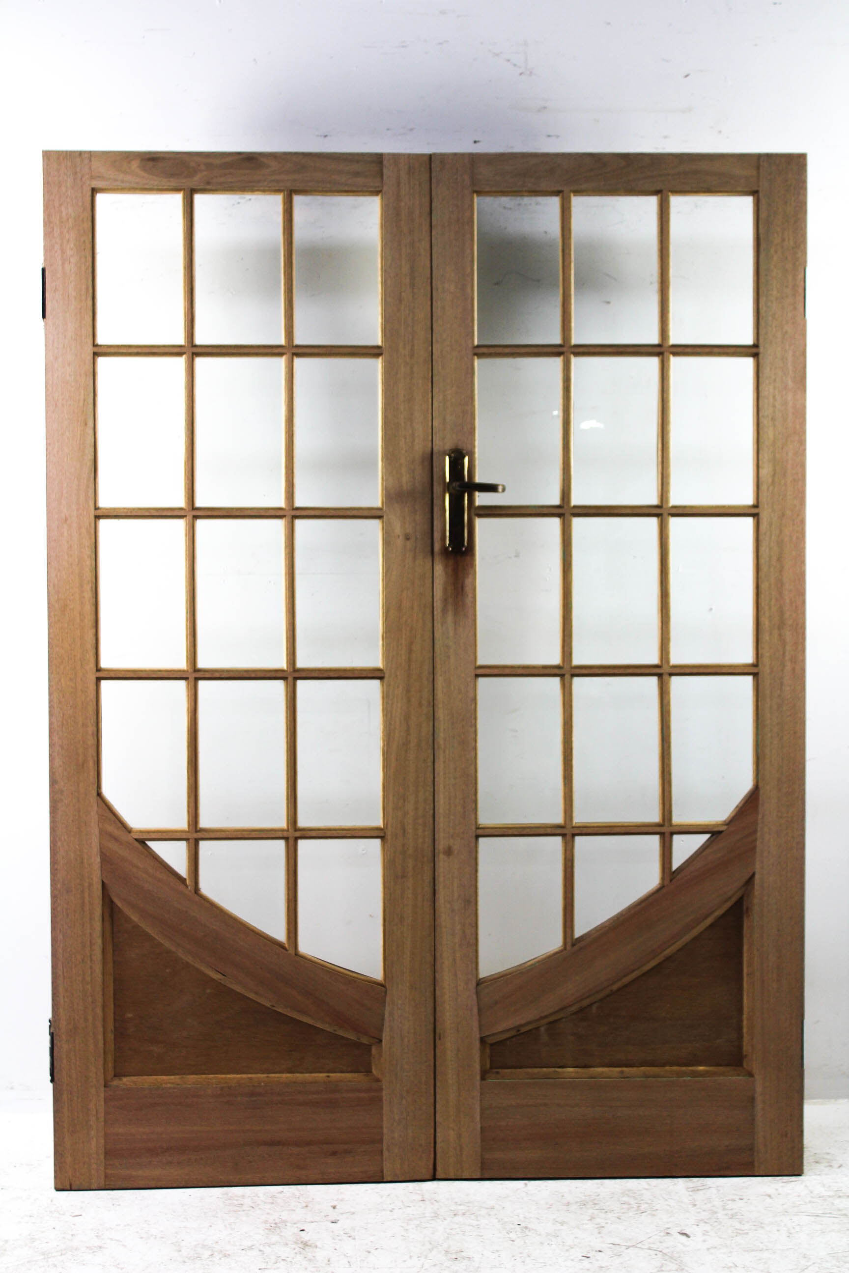 Off Set Doors Stripped Front Door Set | Renovators Paradise - Restored Doors