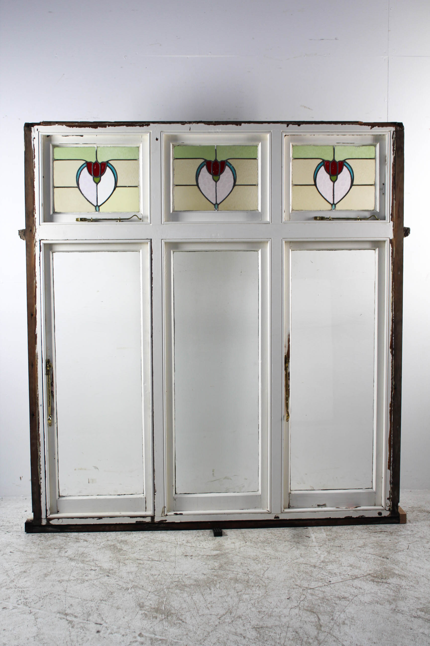 Canterbury Leadlight Casement | Renovators Paradise - Period Windows