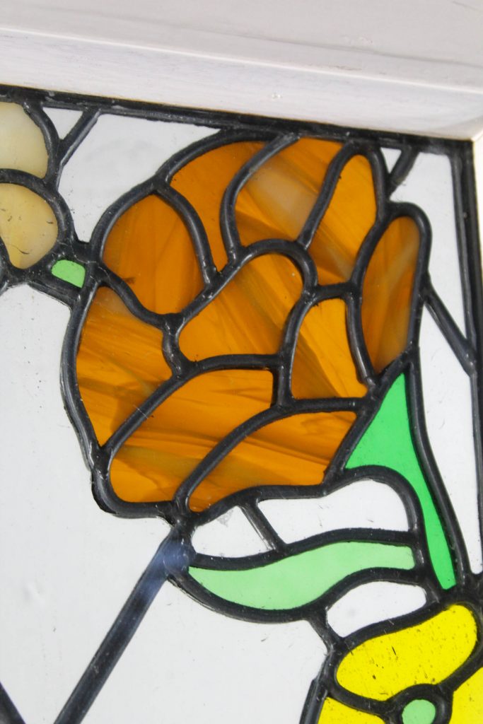 Retro Leadlight Door | Renovators Paradise Retro Leadlight Door