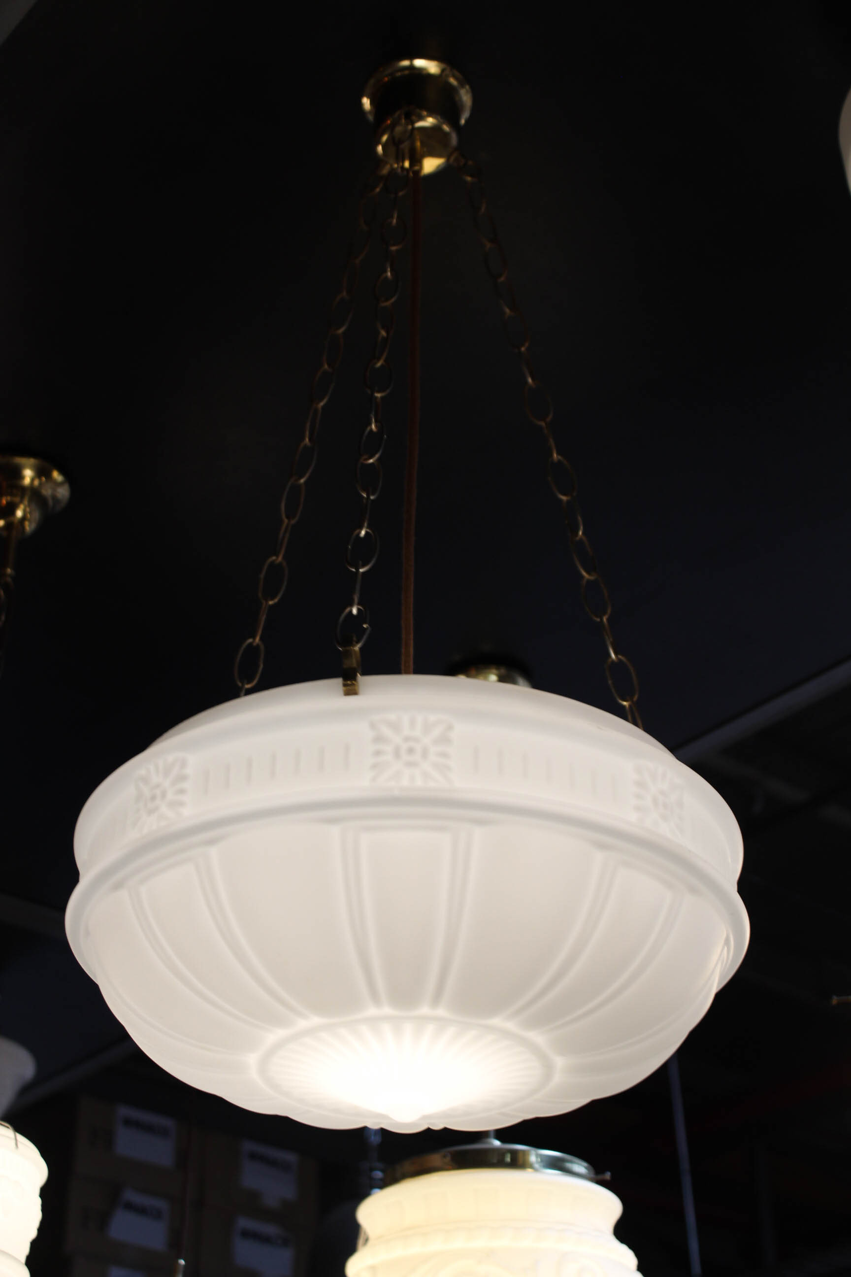 Large Kooyong 3 Chain Light | Renovators Paradise 3 Chain Light