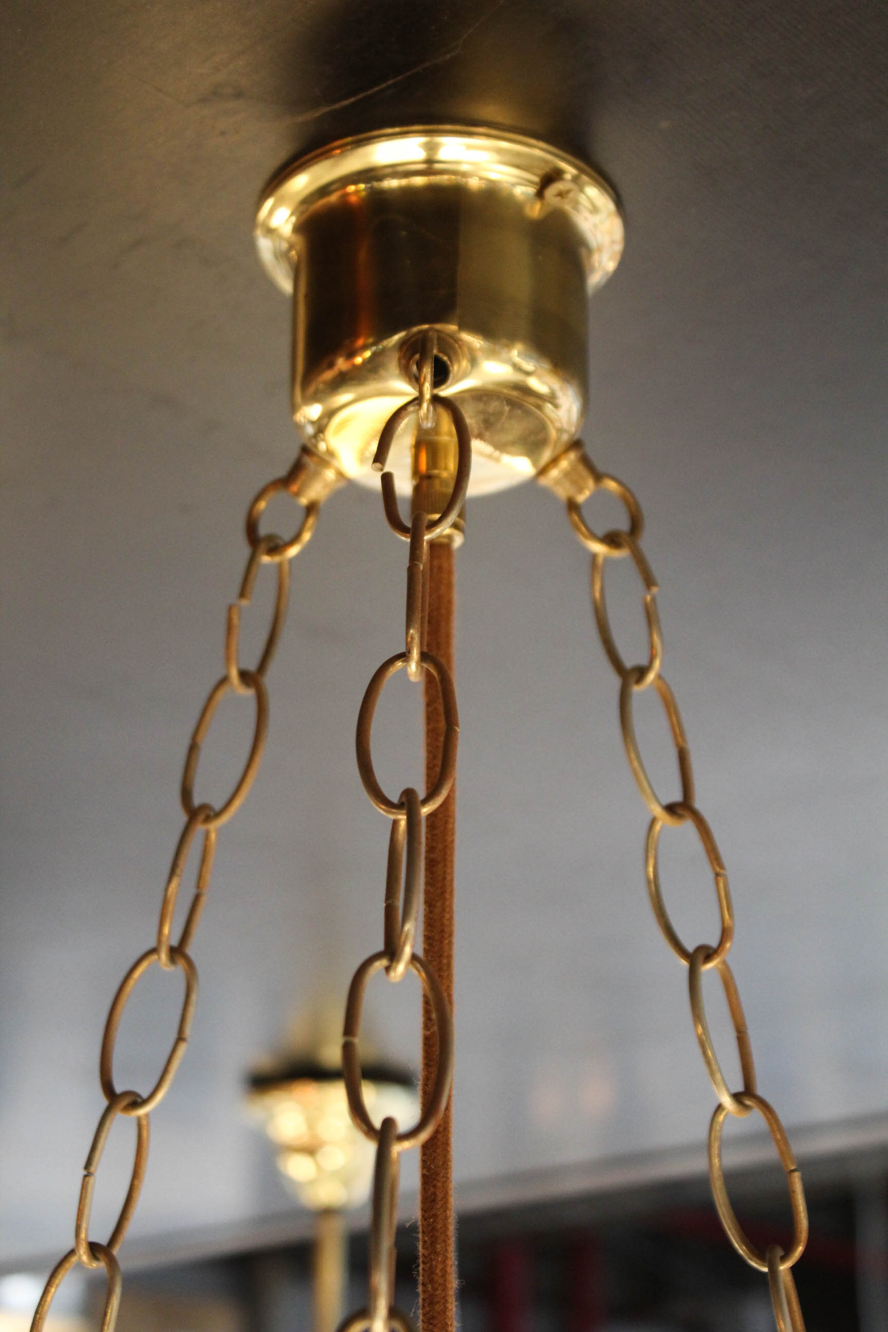 Large Kooyong 3 Chain Light | Renovators Paradise 3 Chain Light