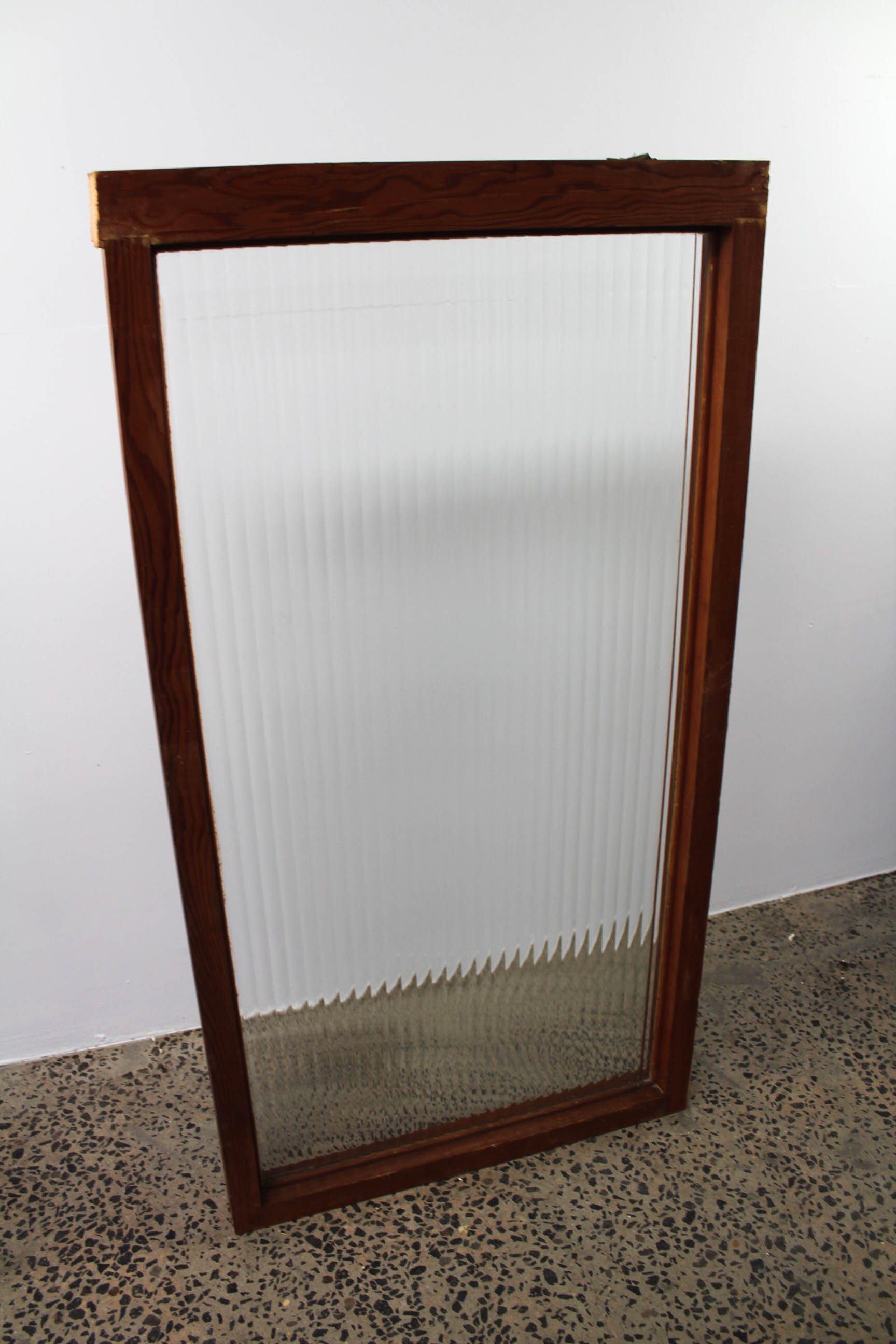 Fluted Glass Window | Renovators Paradise Fluted Glass Window