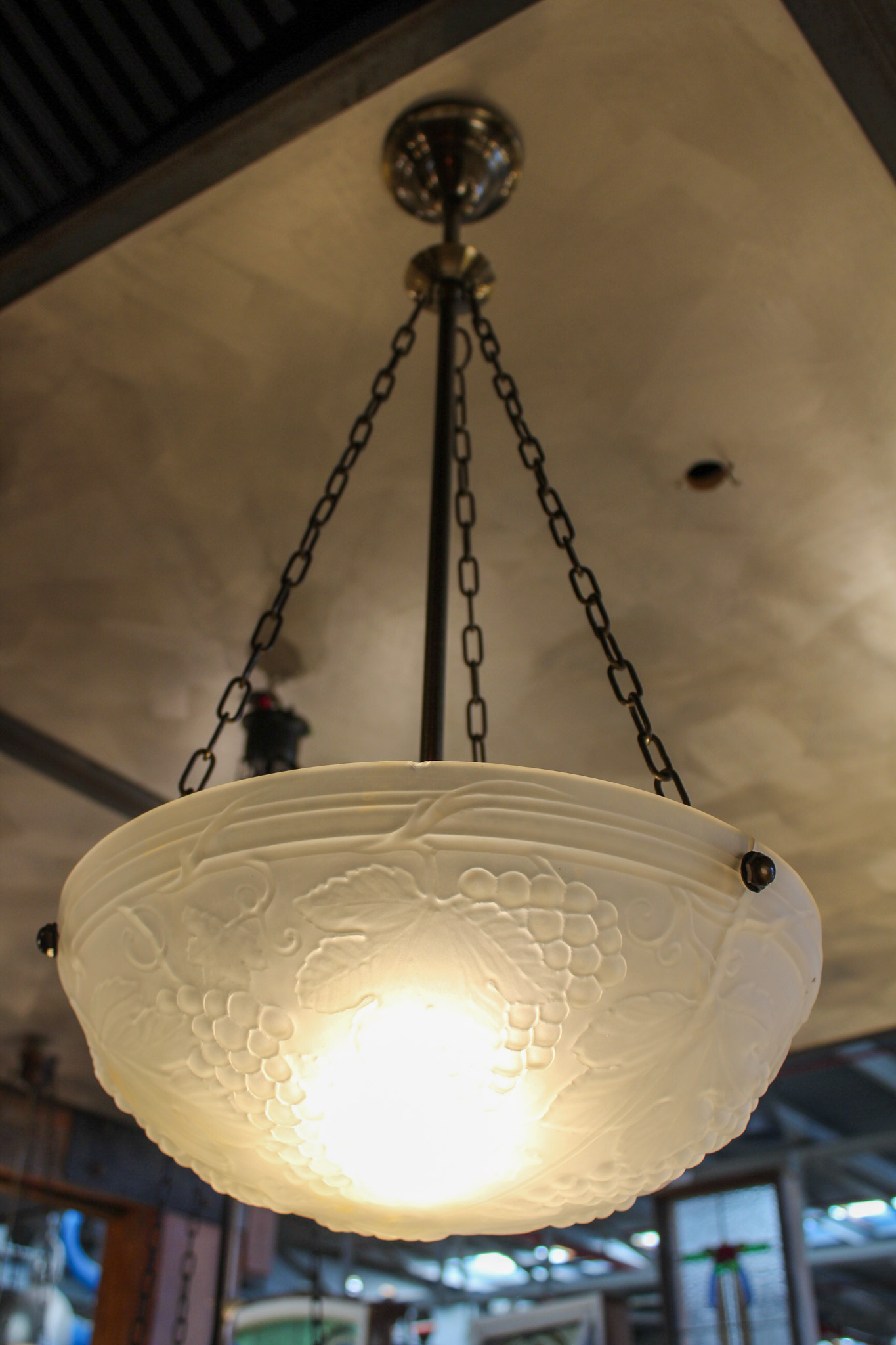 Recycled Three Chain Light | Renovators Paradise - Recycled Lights