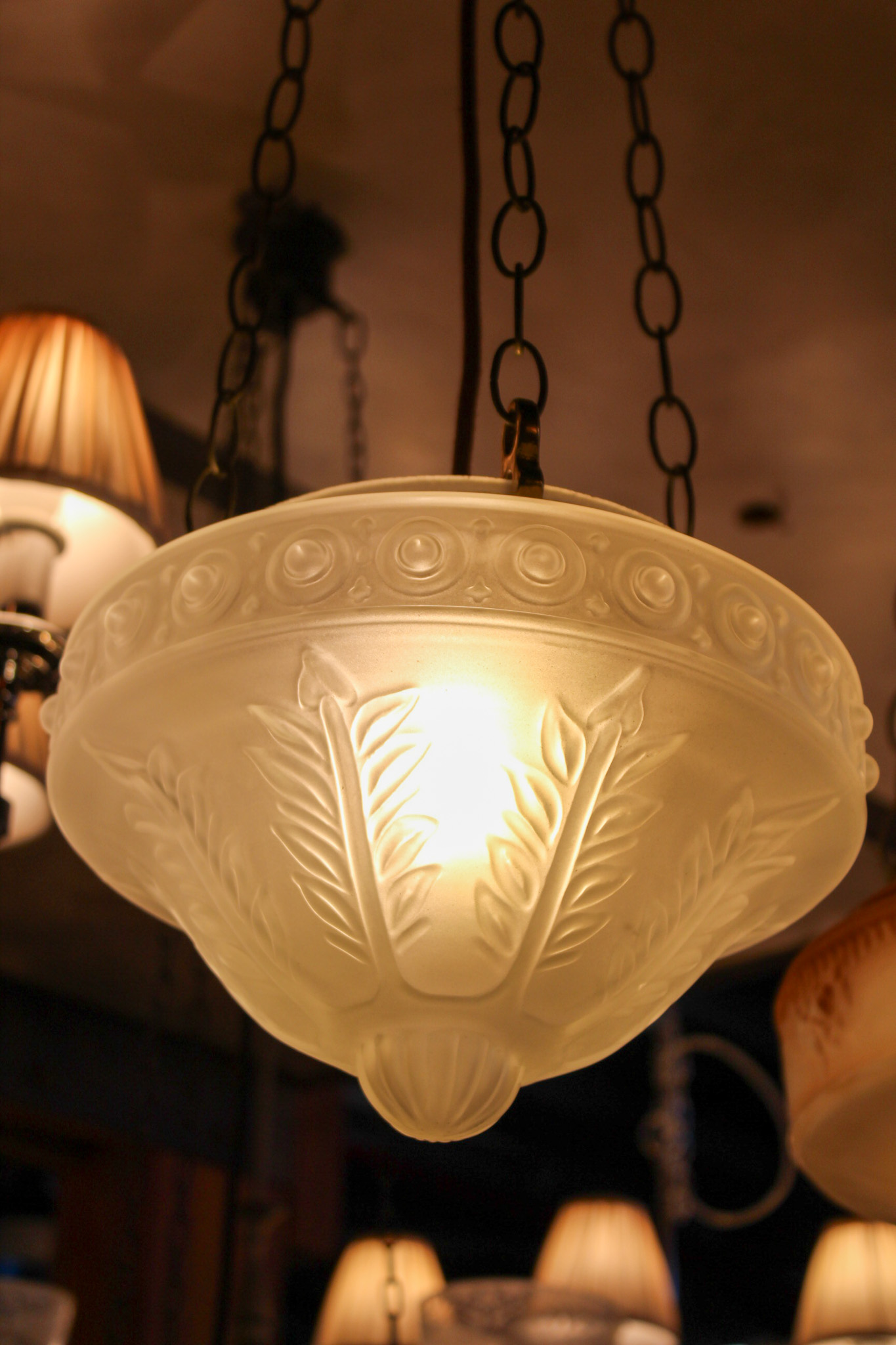 Recycled Three Chain Light | Renovators Paradise Three Chain Light