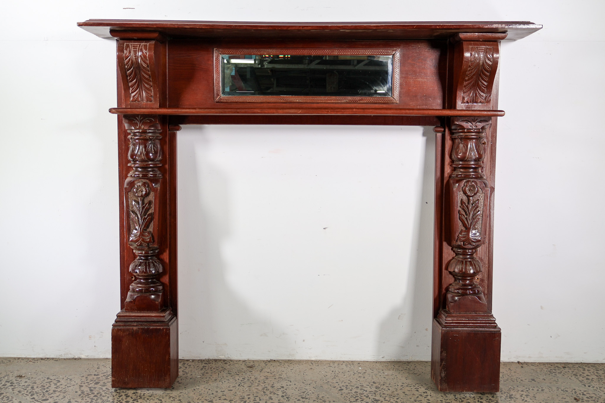 Carved Ormond Timber Mantle