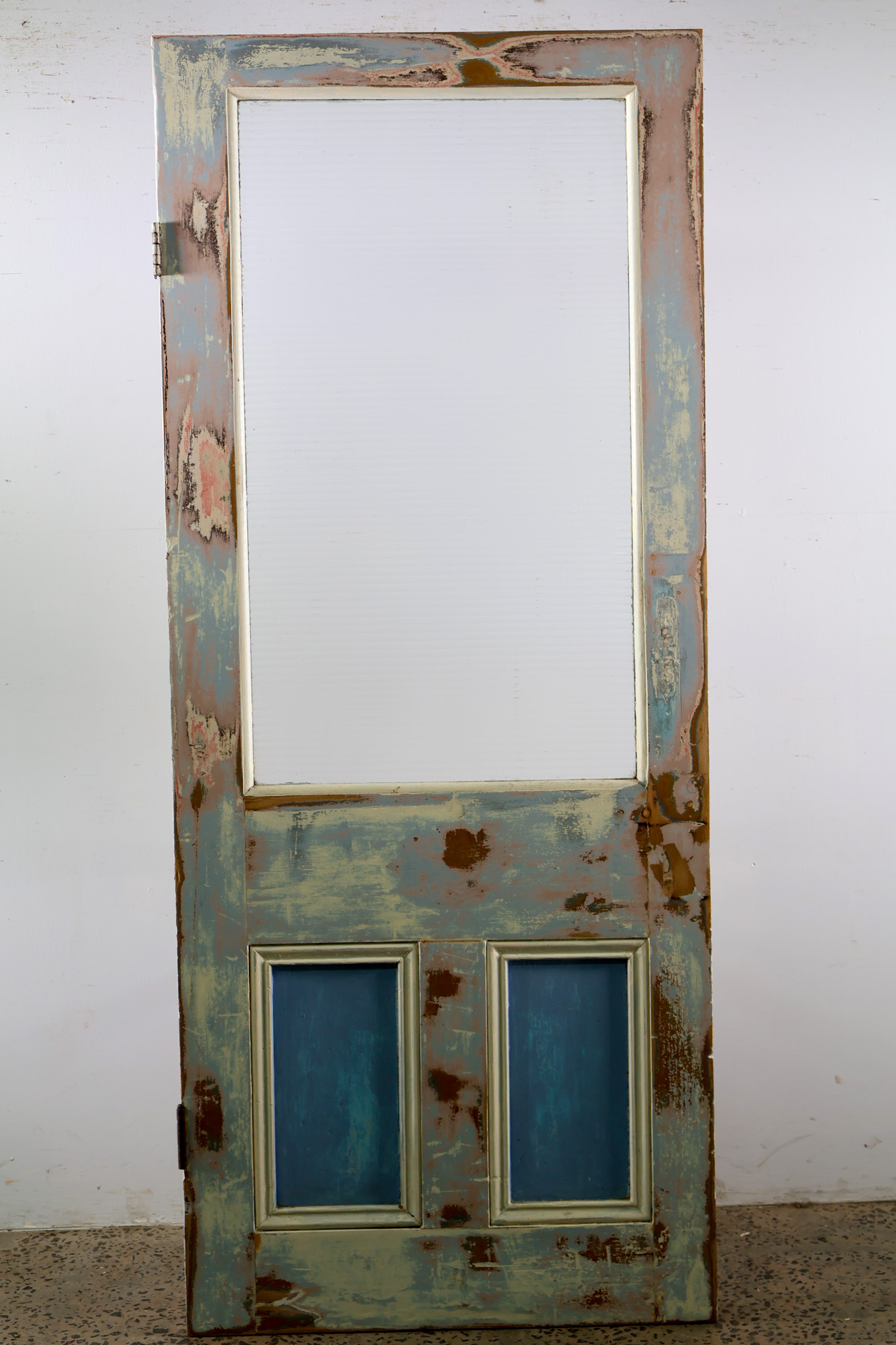 Vivid Fluted Glass Door
