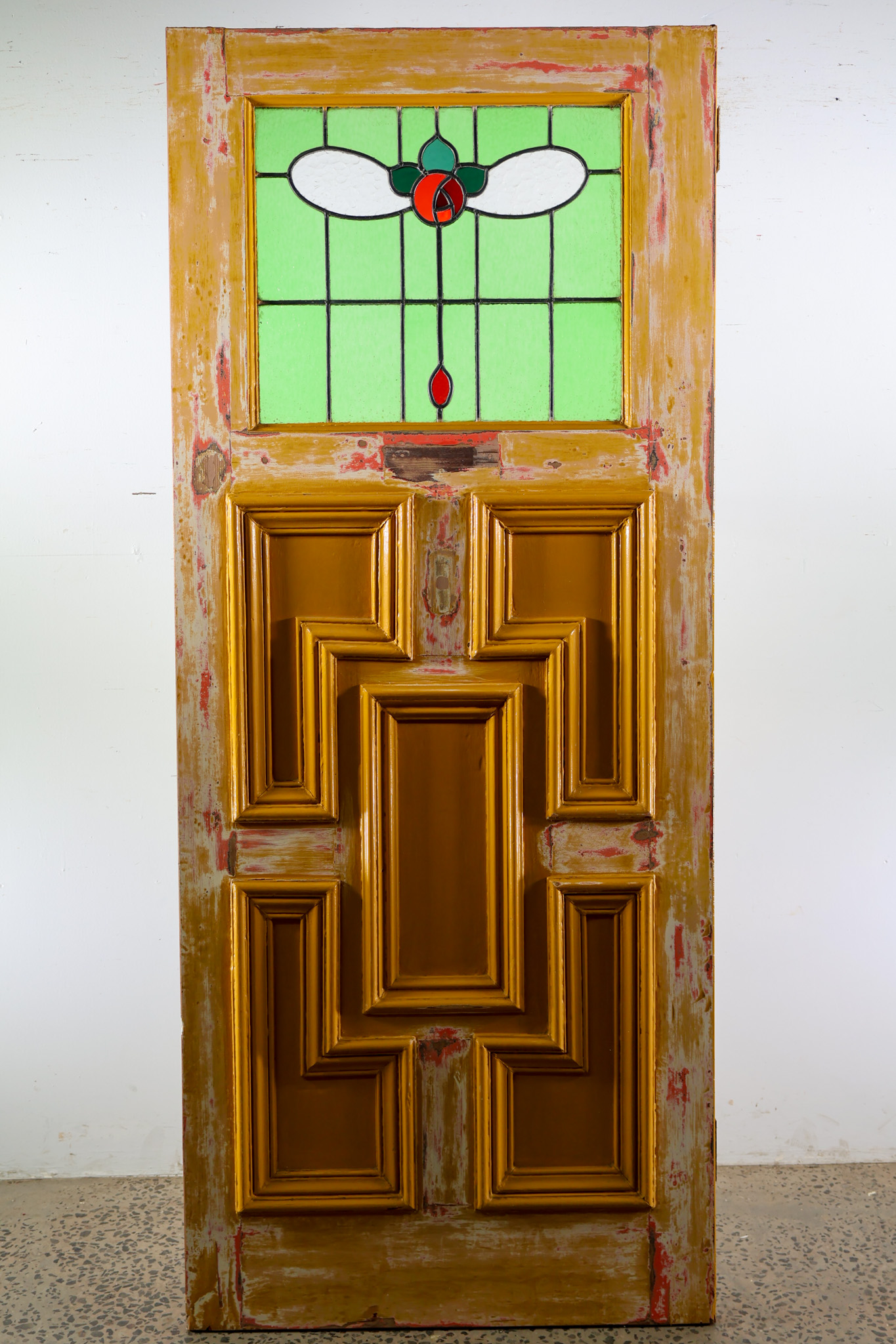 Antique Leadlight Front Door