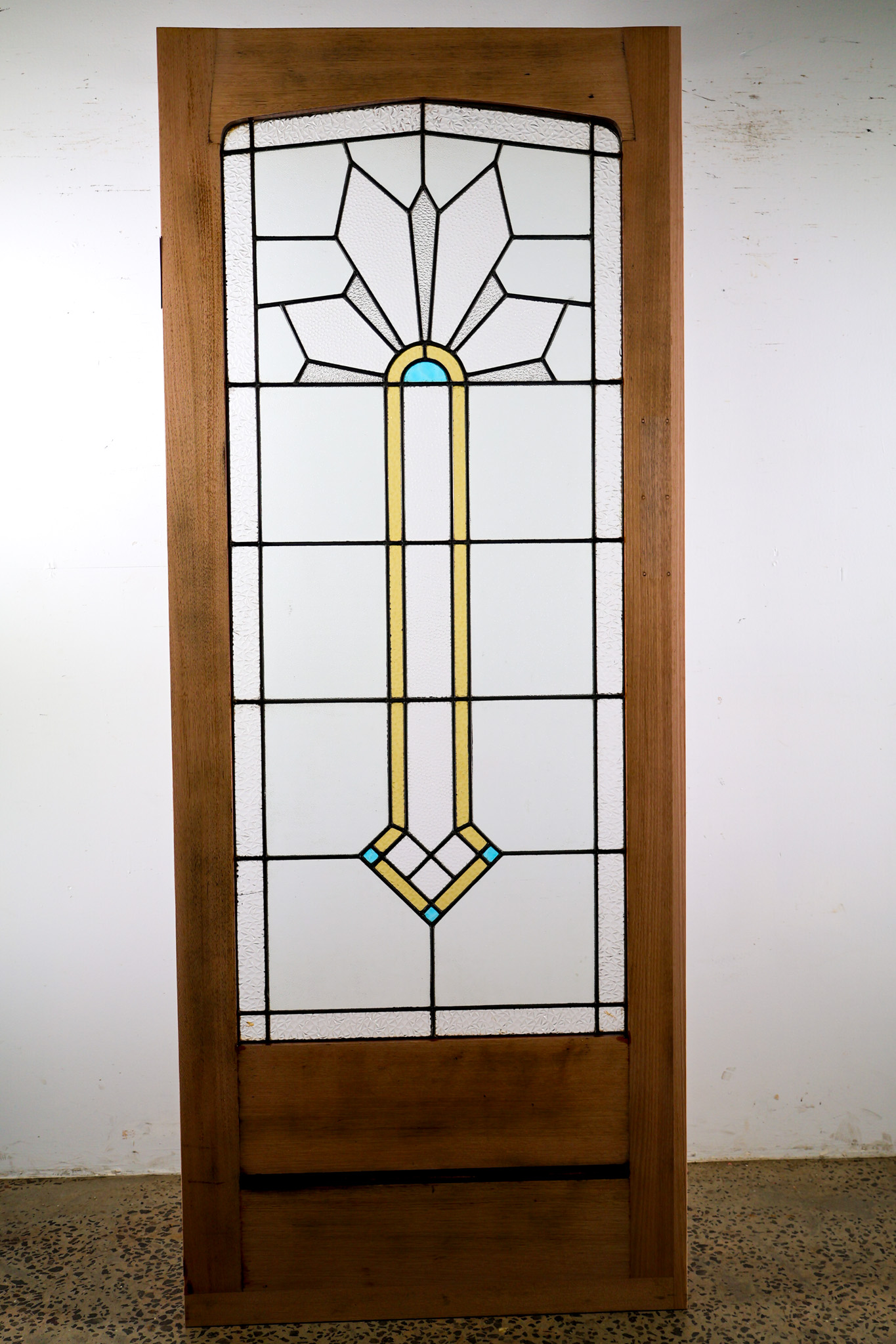 Revamped Deco Leadlight Door