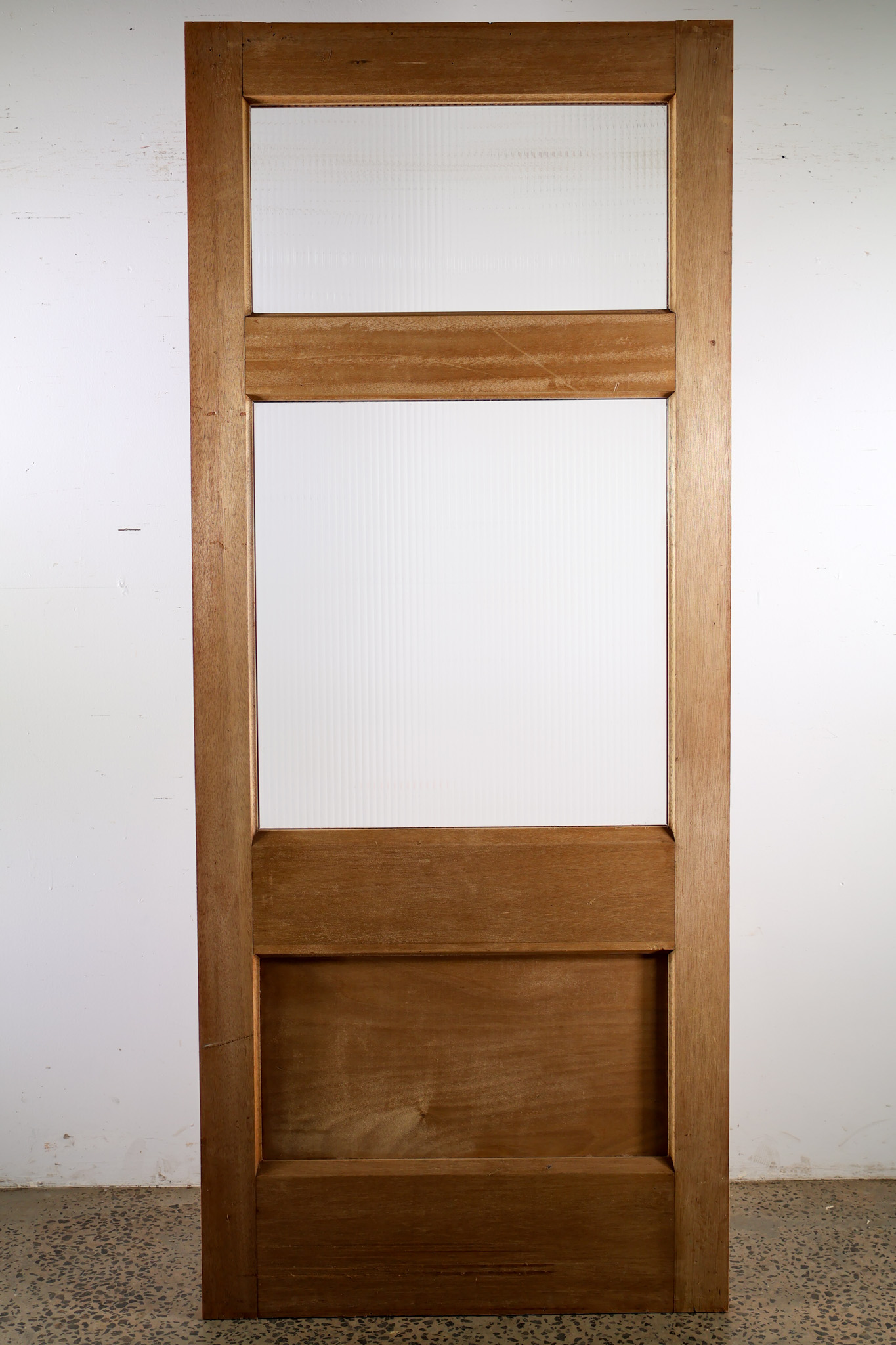 Restored Fluted Glass Doors