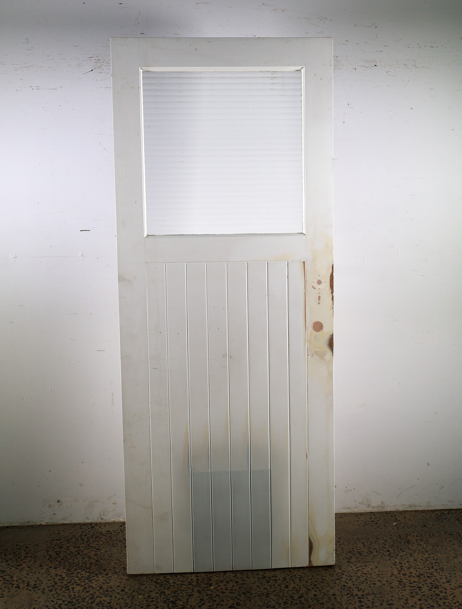 Fluted Glass External Door