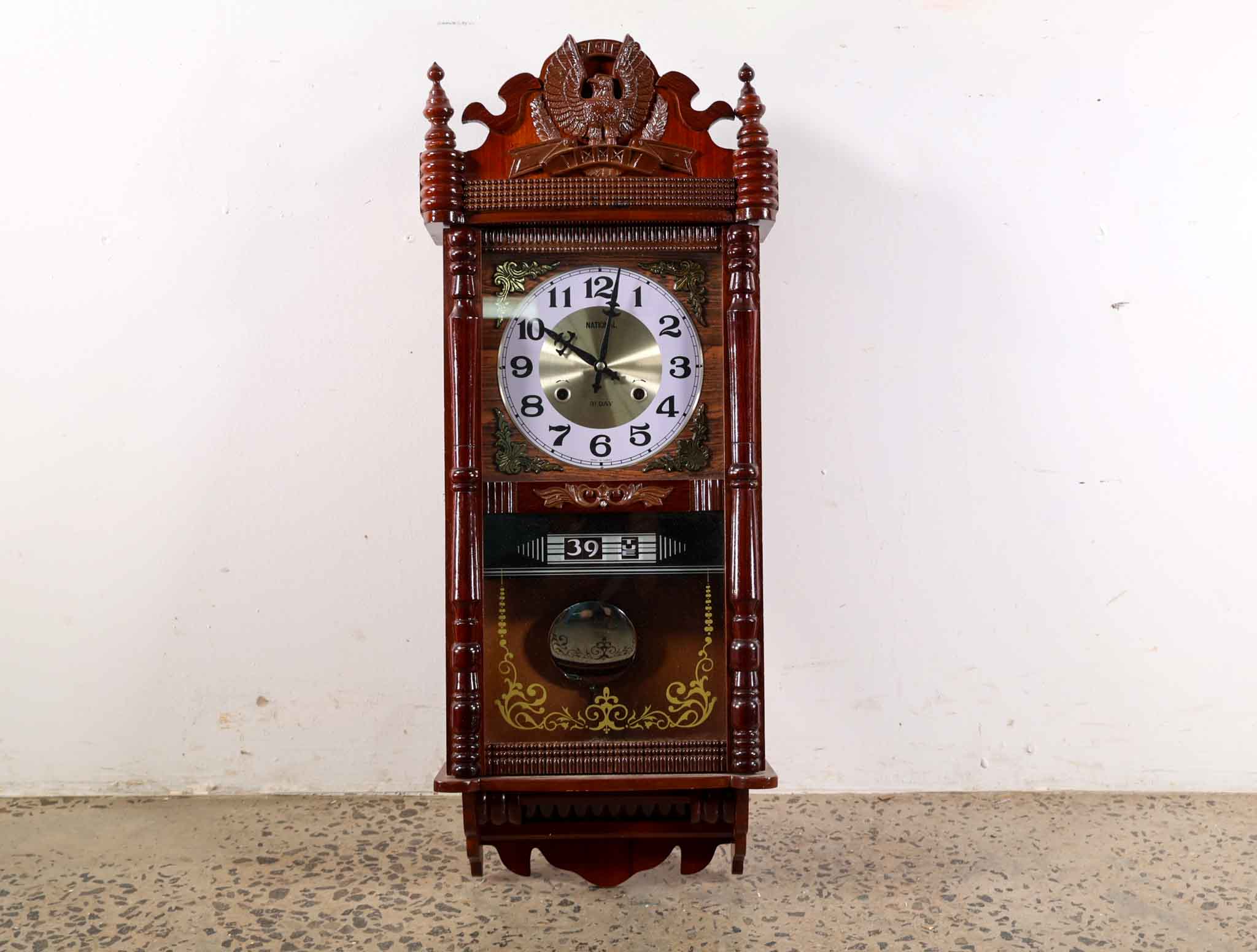 Timber Wall Clock